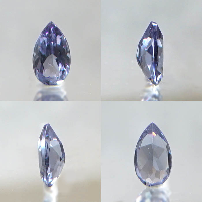 カラーチェンジガーネット ルース 0.28ct ベキリー産 ペアーシェイプ【一点物】1月誕生石 裸石 天然石 パワーストーン カラーストーン