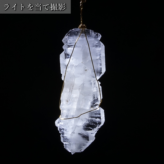 先鋭水晶 ワイヤーラッピング 4月の誕生石 ヒーリング 浄化 クリスタル 潜在意識 透明 クォーツu003cbru003e